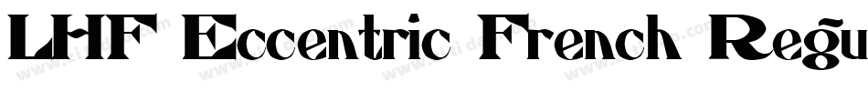 LHF Eccentric French Regular字体转换
